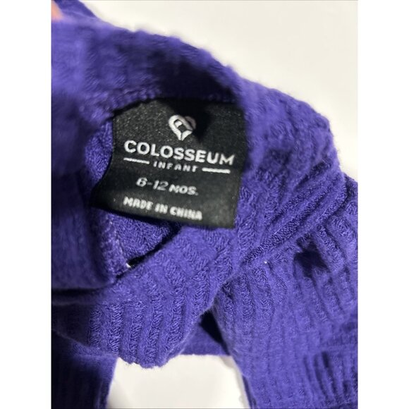 NEW Washington Huskies Colosseum Athletics Waffle Weave Girls Romper 6-12 Mos. - Picture 9 of 11